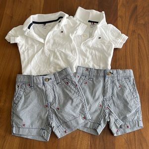 Tommy Hilfiger matching outfits for twins